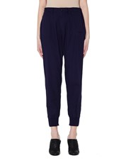 Y's Navy Blue Cotton Trousers 148912